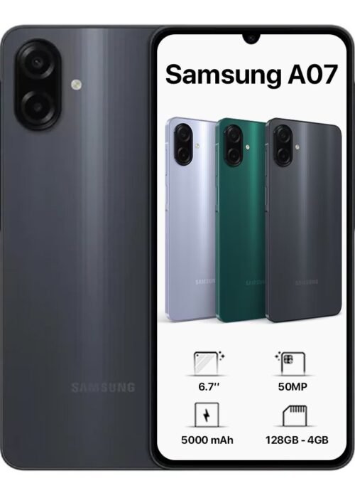 Samsung A07 Dual Sim - 128GB, 4GB Ram, 4G